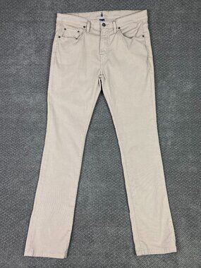 Johnnie-O Pants Men's 32 s 34 Atlas Lightweight 5 Pocket Khaki Chino Stretch